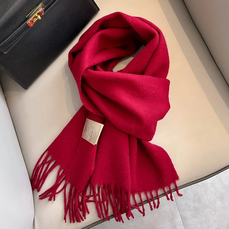 100% Wool Scarf - Christmas Gift for Him