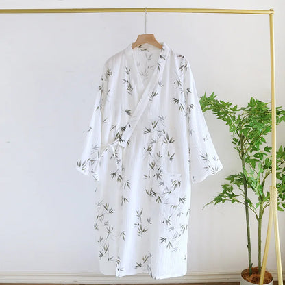 100% Cotton Kimono Robe Breastfeeding Robe