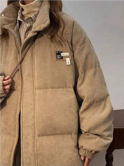 Women's Corduroy Thick Coat