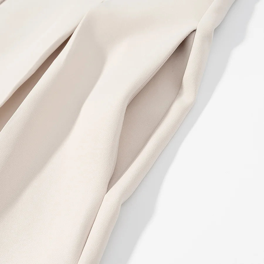 Tailored Vest & Wide-Leg Trouser Set