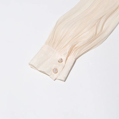 Long Sleeve Ruffle Details Mini Dress
