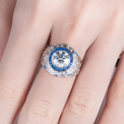 3ct Moissanite Men's Ring - Father's Gift
