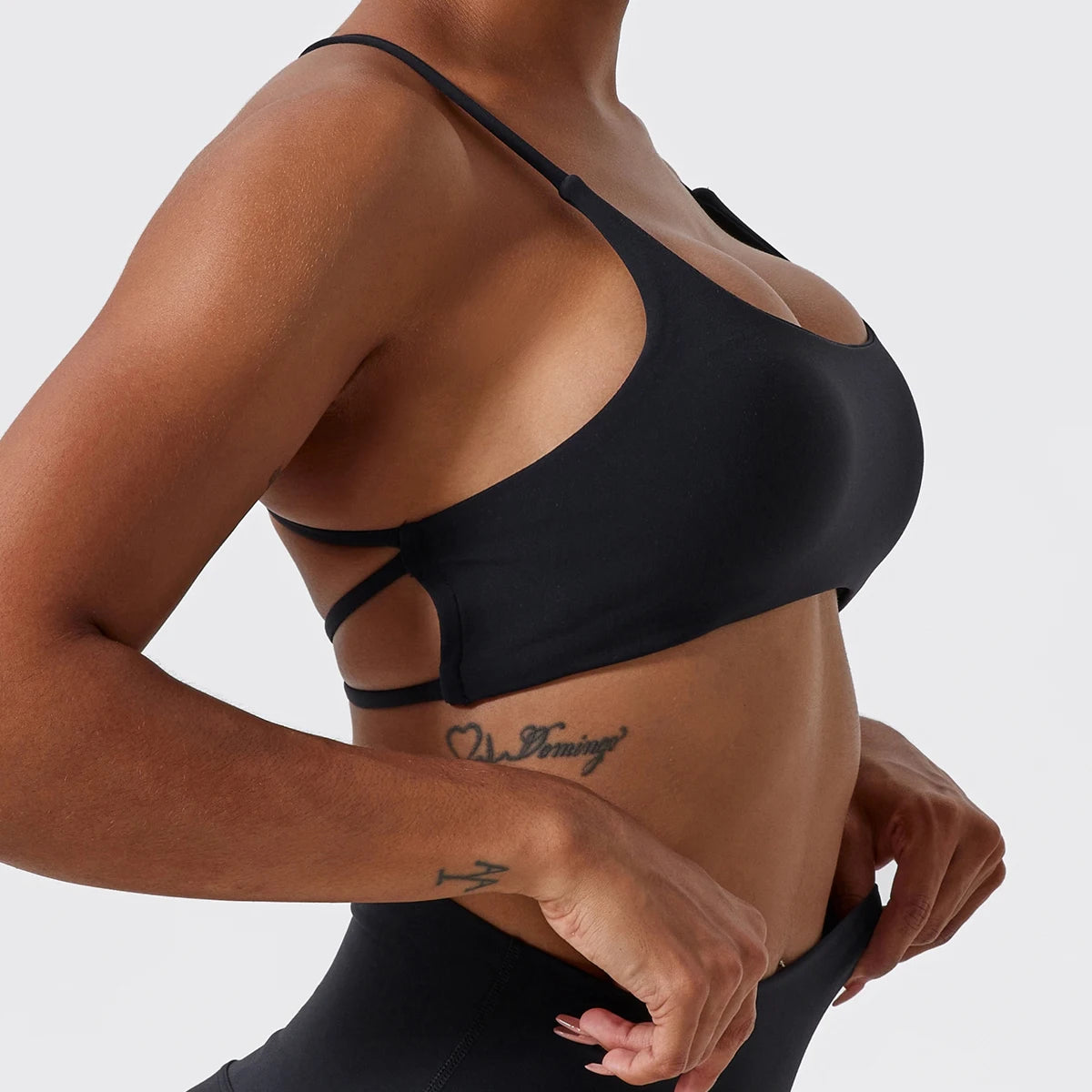 Square Neckline Workout Bra