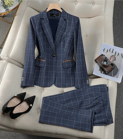 Women's Plaid Pantsuits