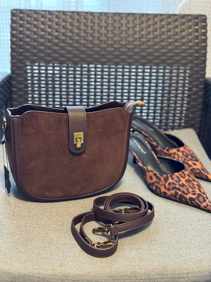 Genuine Leather Cross Body Bag