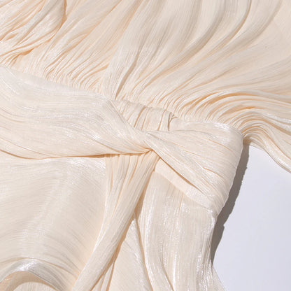 Long Sleeve Ruffle Details Mini Dress