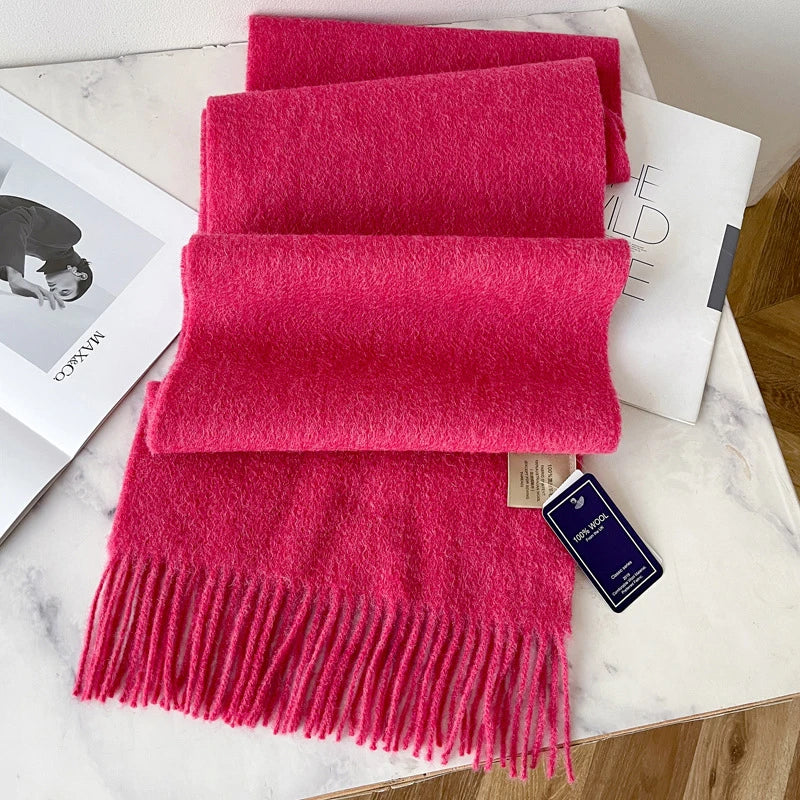 100% Wool Scarf - Christmas Gift for Him