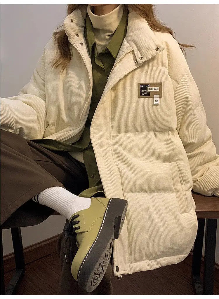 Women's Corduroy Thick Coat