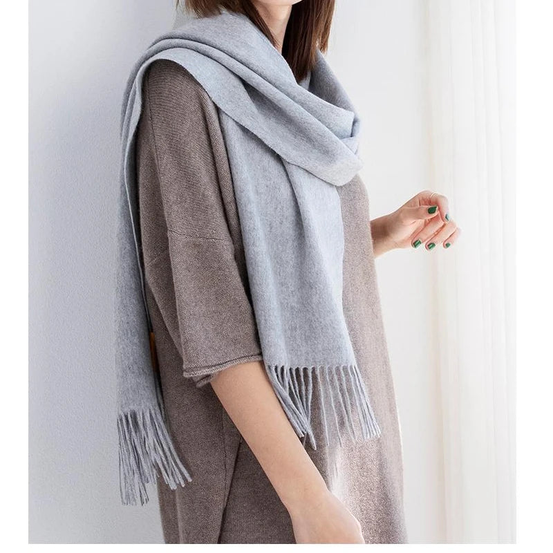 100% Wool Solid Colors Scarf