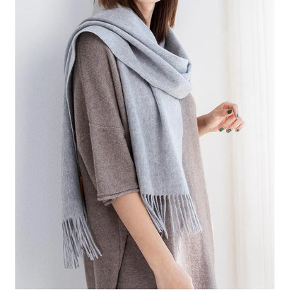 100% Wool Solid Colors Scarf