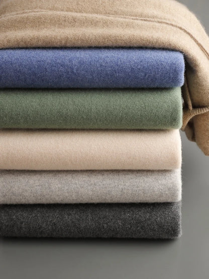 Men’s 100% Merino Wool Hooded Knit Pullover