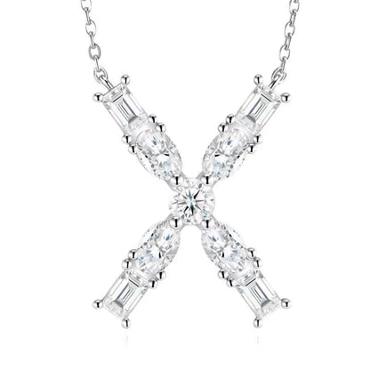 Moissanite Letters Necklace - Luxury Christmas Gift For Women & Men