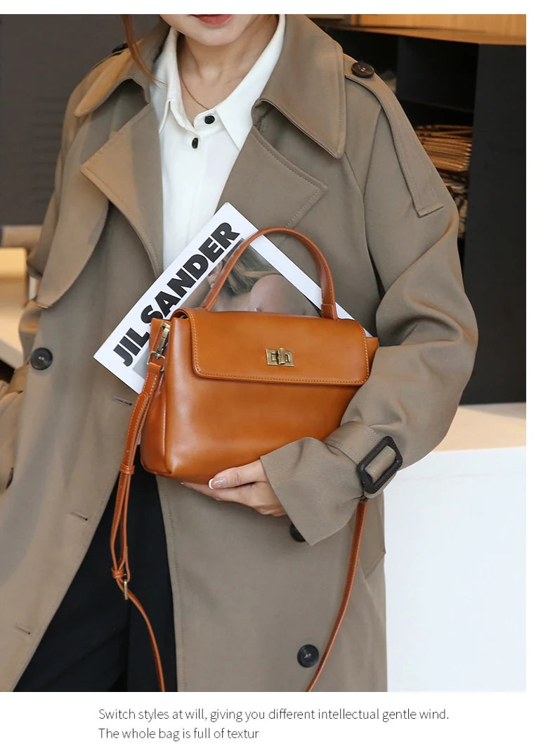 Genuine Leather Handbag
