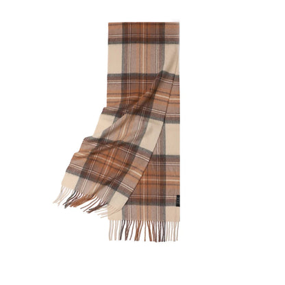 Men's 100% Pure Cashmere Plaid Scarf 180*30 CM