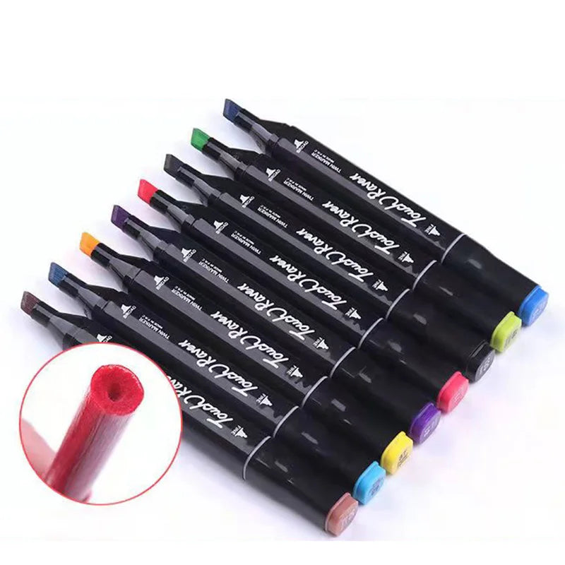 Double-Sided Oily Markers Set