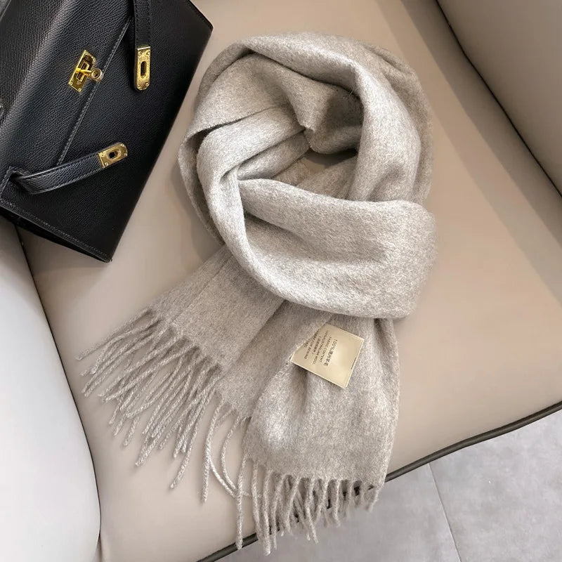 100% Wool Scarf - Christmas Gift for Him