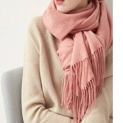 100% Wool Solid Colors Scarf
