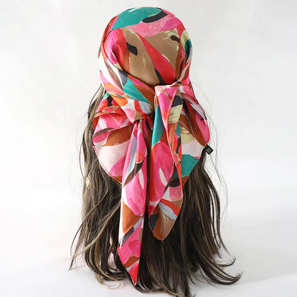 Square Scarf Hair Bag Band Neckerchief