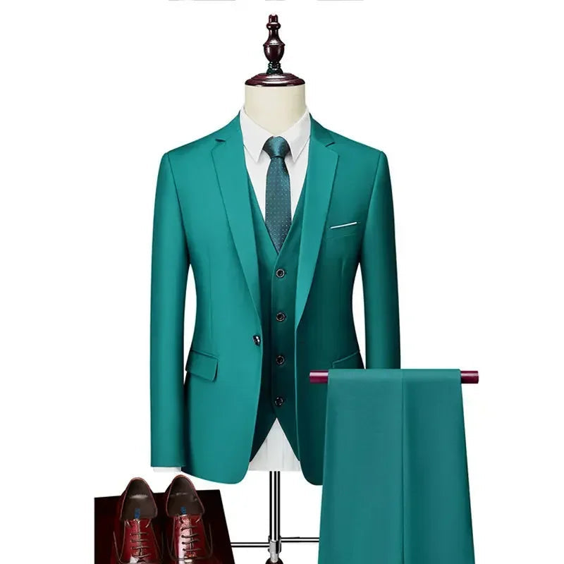 Men’s 3-Piece Formal Business Suit