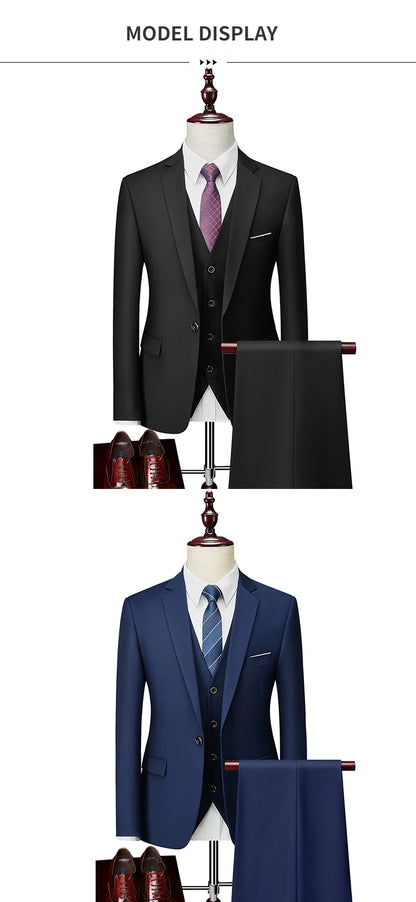 Men’s 3-Piece Formal Business Suit