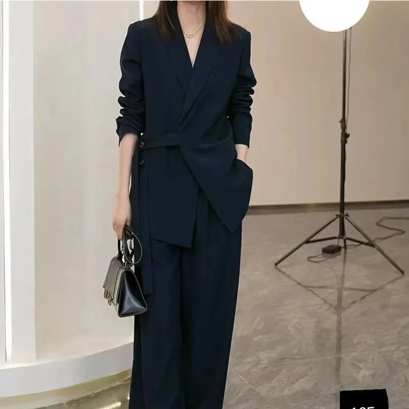 Women's Formal Blazer and Trousers Suit