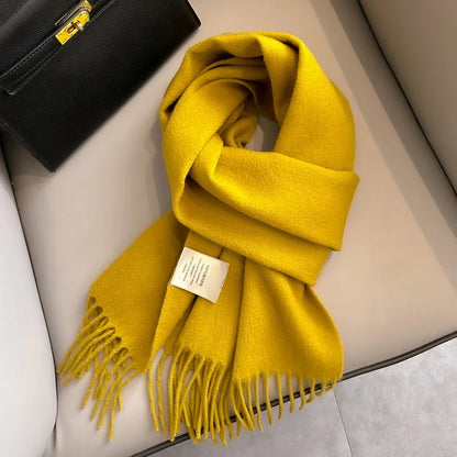 100% Wool Scarf - Christmas Gift for Him