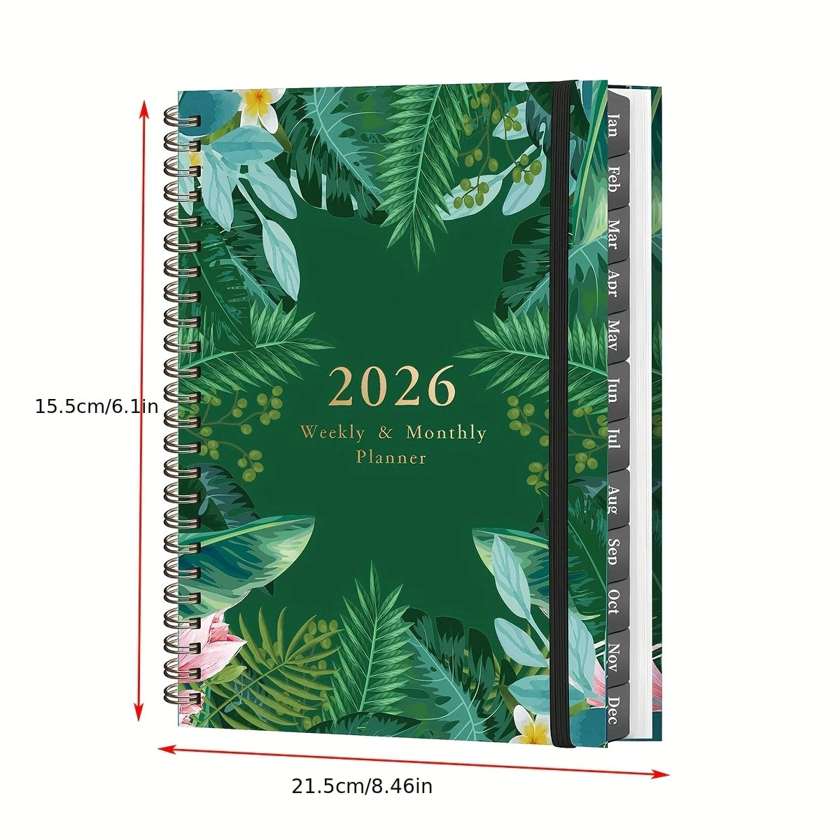 2026 Weekly & Monthly Planner - Multifunctional Business Planner