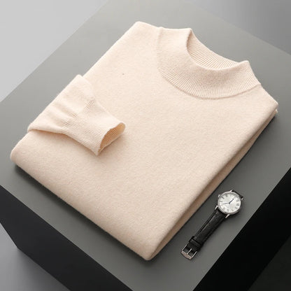 Men's 100% Merino Wool Crewneck Sweater