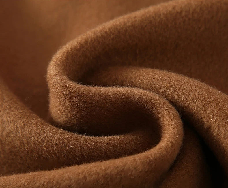 Women’s 100% Cashmere Thick Long Winter Coat