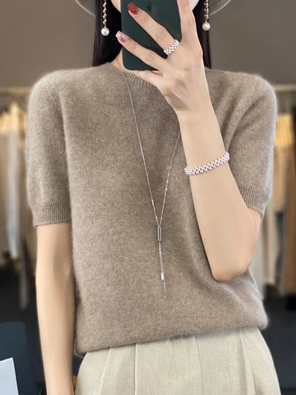 100% Merino Wool T-shirt Sweater