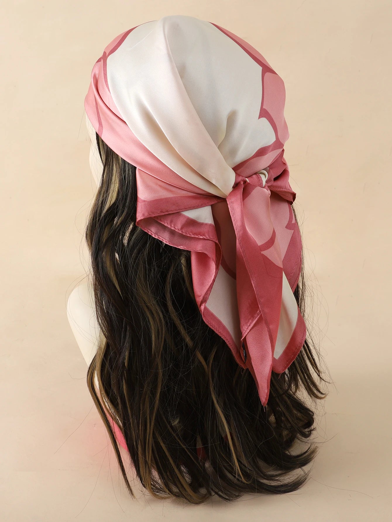 Square Scarf Hair Tie Bandana 70*70 CM Headband