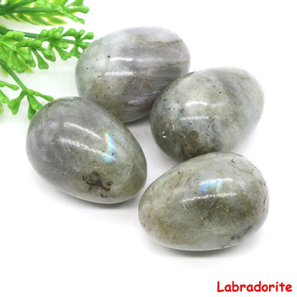 Egg Shape Natural Healing Stones 22x30 MM