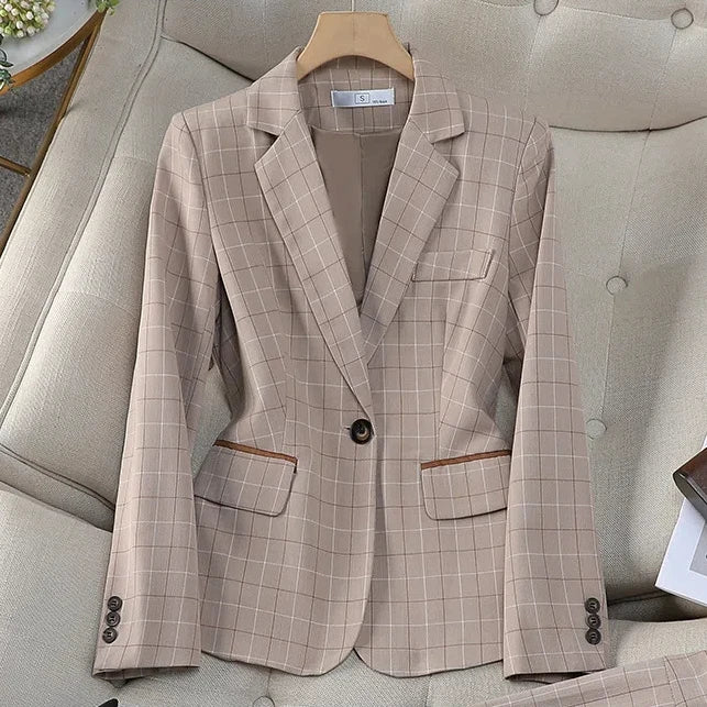 Women's Plaid Pantsuits