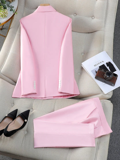 Women's 3 Pcs Vest, Blazer, and Trousers Suit