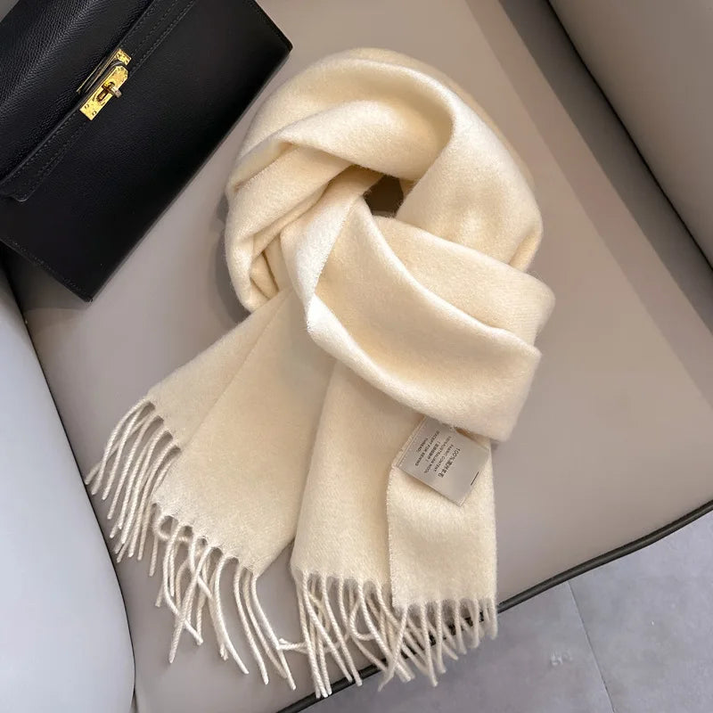 100% Wool Scarf - Christmas Gift for Him