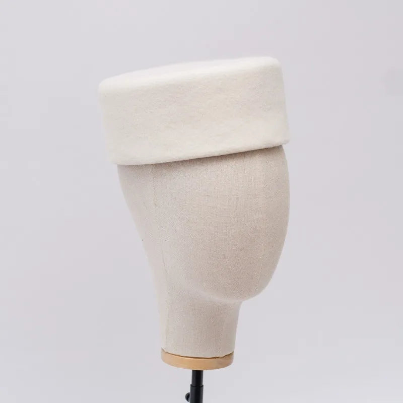 100% Wool Felt Beret Hat - Gift For Her