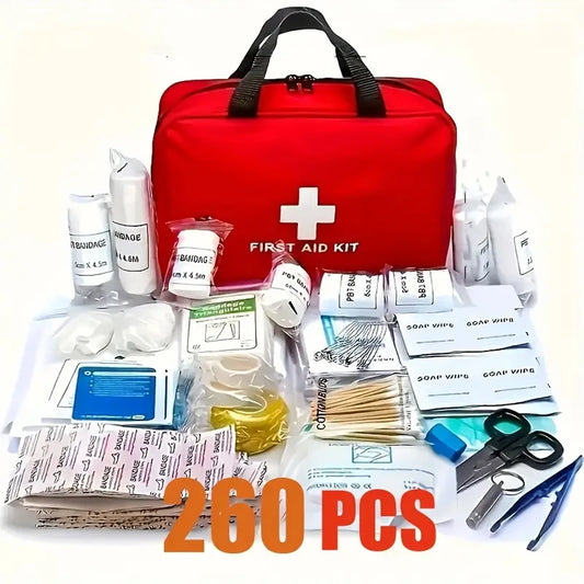 260 Pcs Emergency & Tactical First Aid System
