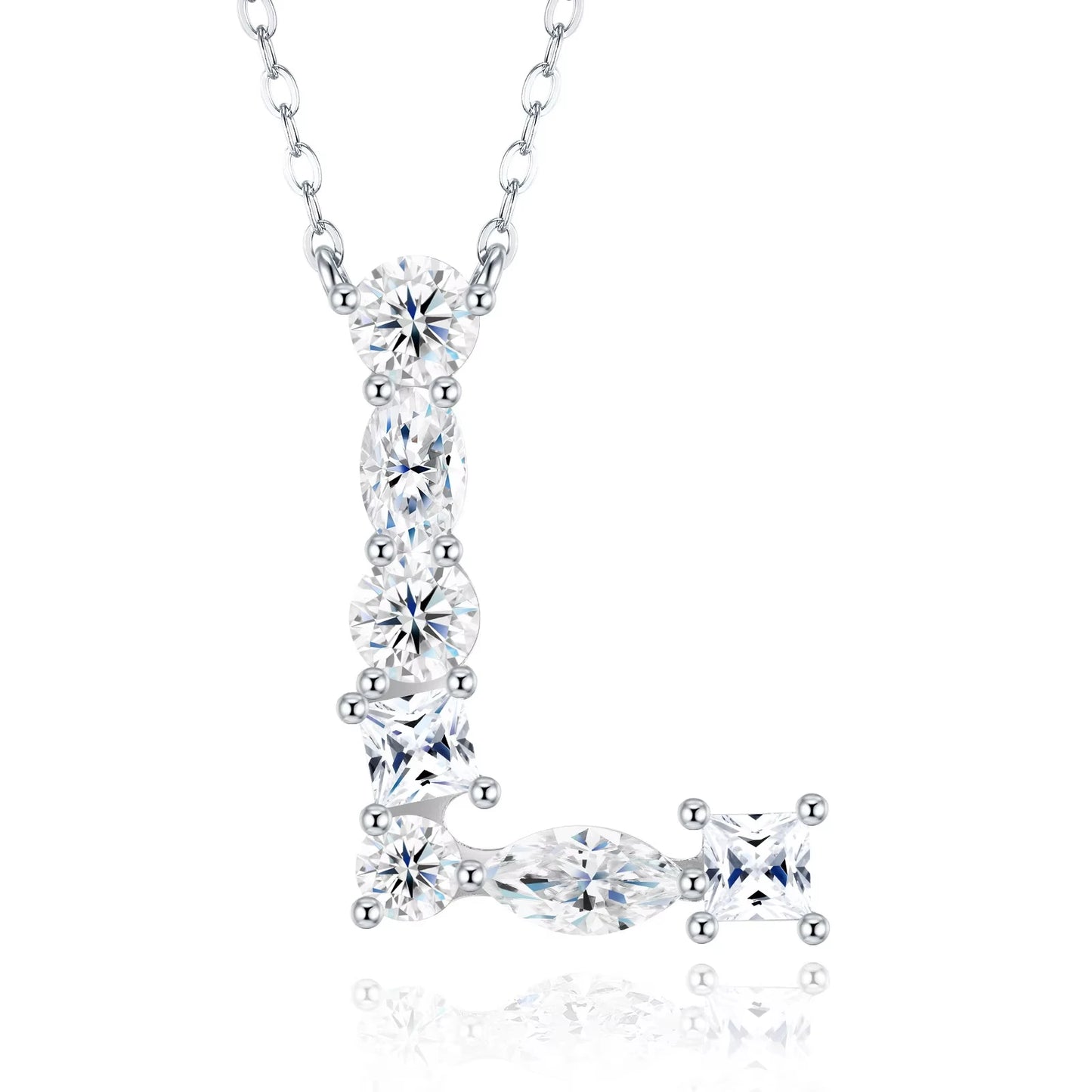 Moissanite Letters Necklace - Luxury Christmas Gift For Women & Men