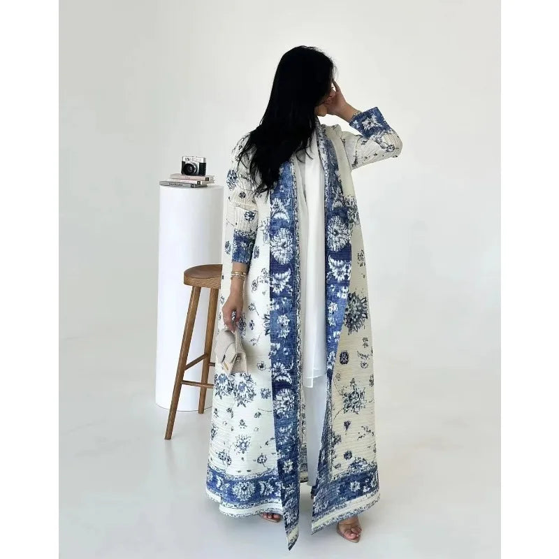Open Printed Cardigan Abaya – Modest Cardigan