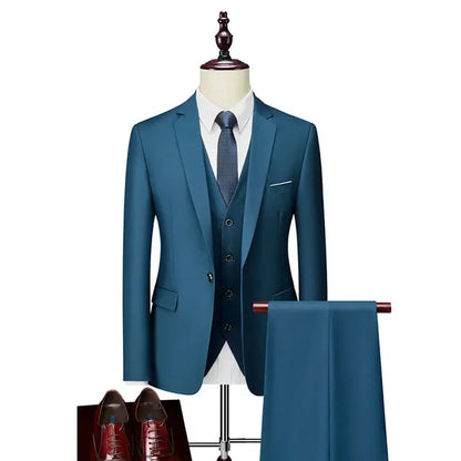 Men’s 3-Piece Formal Business Suit