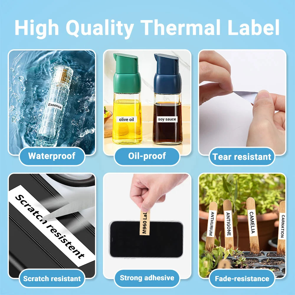 Mini Thermal Printer for Labels and Stickers