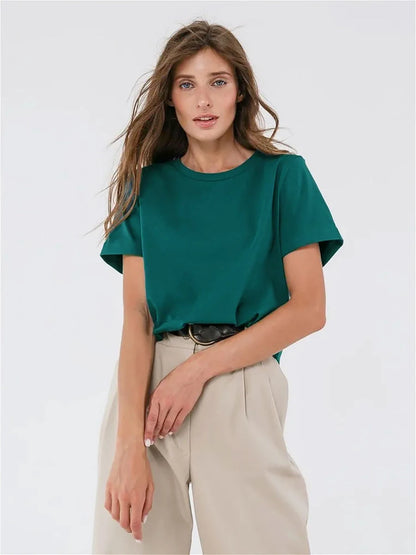 100% Cotton Basic Plain Color T-Shirt