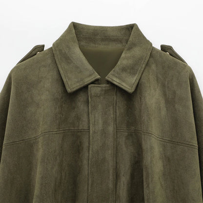Women's Suede Bomber Jacket