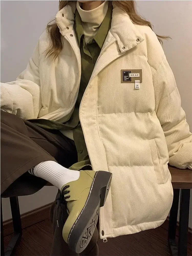 Women's Corduroy Thick Coat