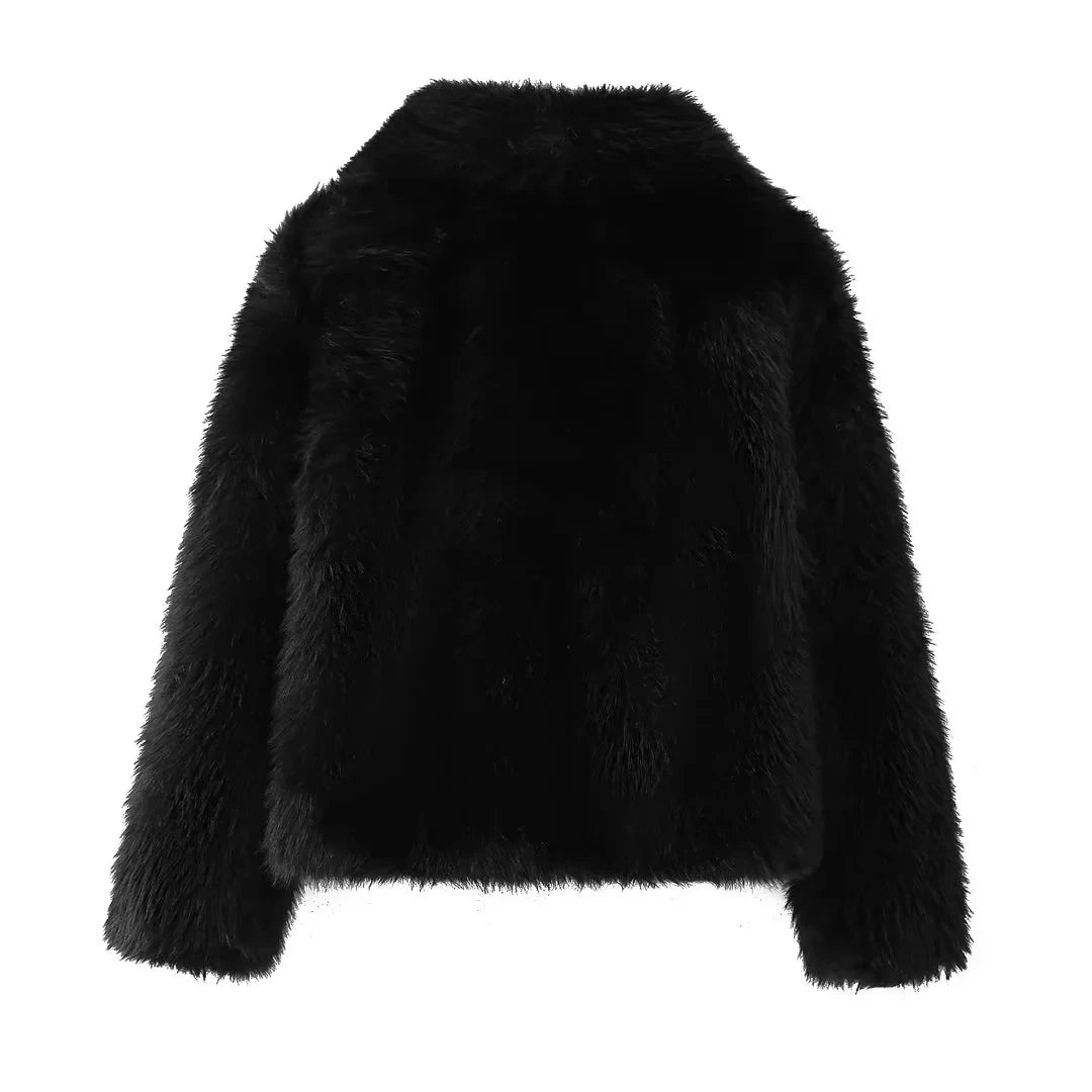 Women's Casual Oversized Fur Coat