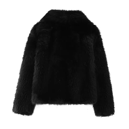 Women's Casual Oversized Fur Coat