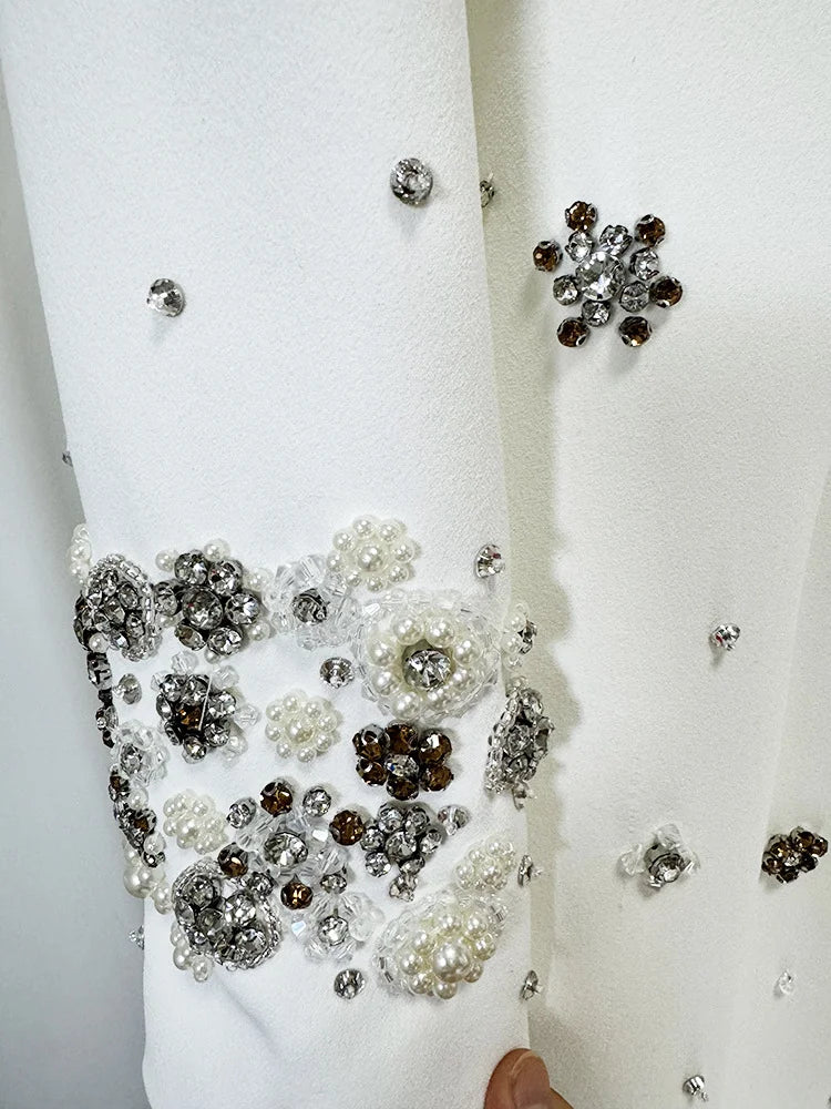Luxury Beaded Floor-Length Formal Dress – High Street Dress