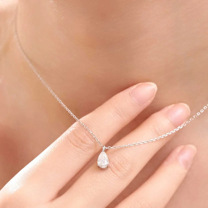 All Cuts Moissanite Solitaire Necklace