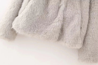 Women's Casual Oversized Fur Coat