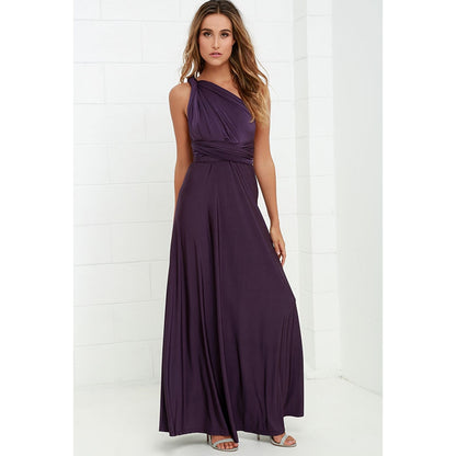 Floor Length Maxi Wrap Convertible Infinity Bridesmaid Multiway Dress